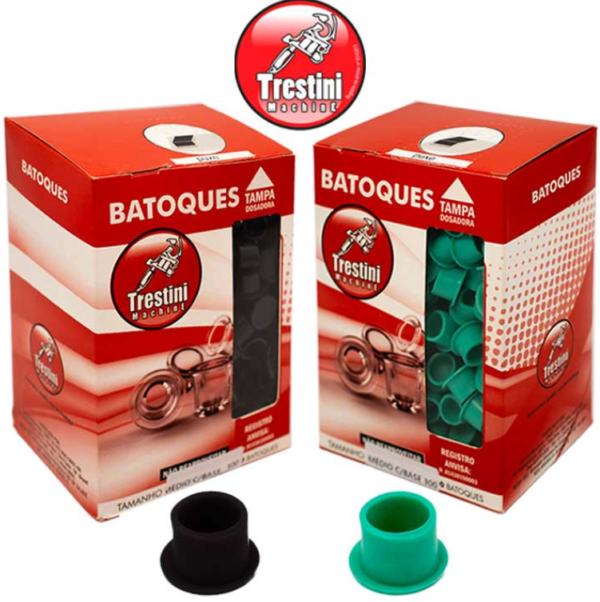 CAIXA DE BATOQUE DE SILICONE TRESTINI 300UN